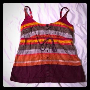 New York & Co. Striped Tank